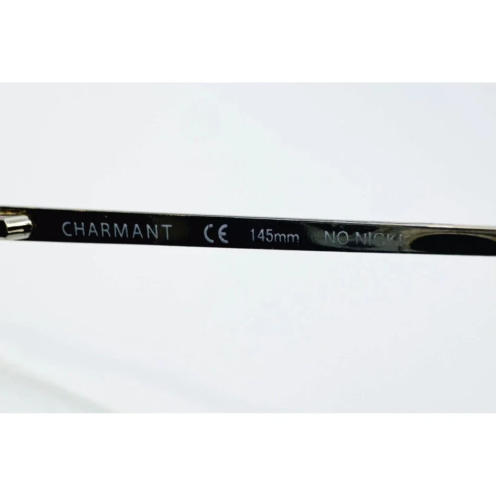 Charmant Eyeglasses Mens Silver Titanium Square Frame CH11424 54-17-145